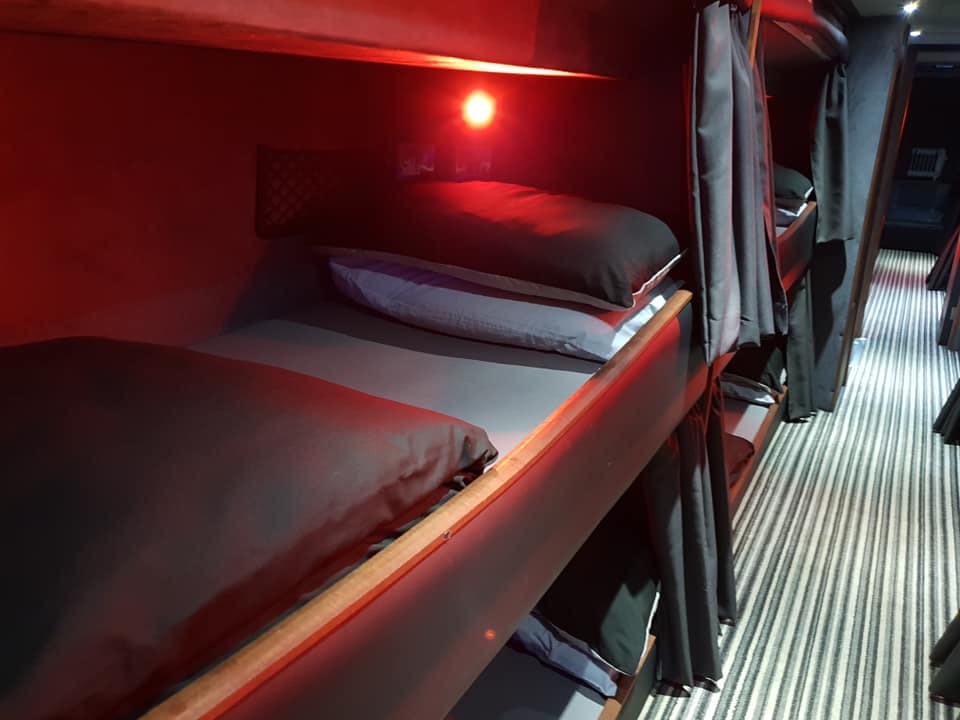 Megasleepers 16 berth sleeper bus for hire
